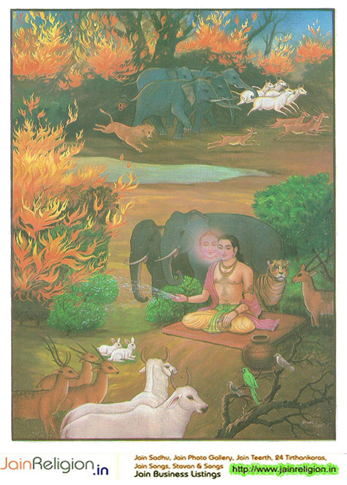 Bhaktamar Stotra Verse 38 — Sanskrit text with Hindi meaning — There is no crossing the ocean of existence without your guidance.