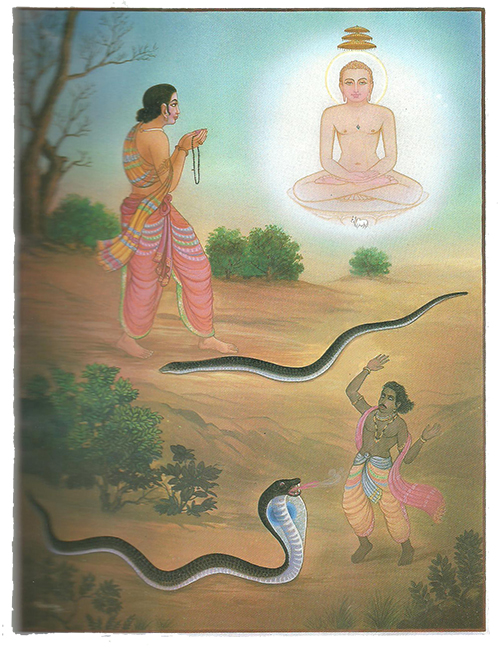 Bhaktamar Stotra Verse 39 — Sanskrit text with Hindi meaning — Through the power of meditation — you conquered the enemy of birth and death.